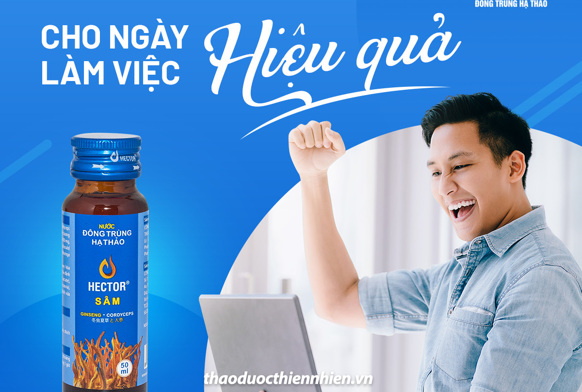 Nước nấm đông trùng hạ thảo Hector Sâm