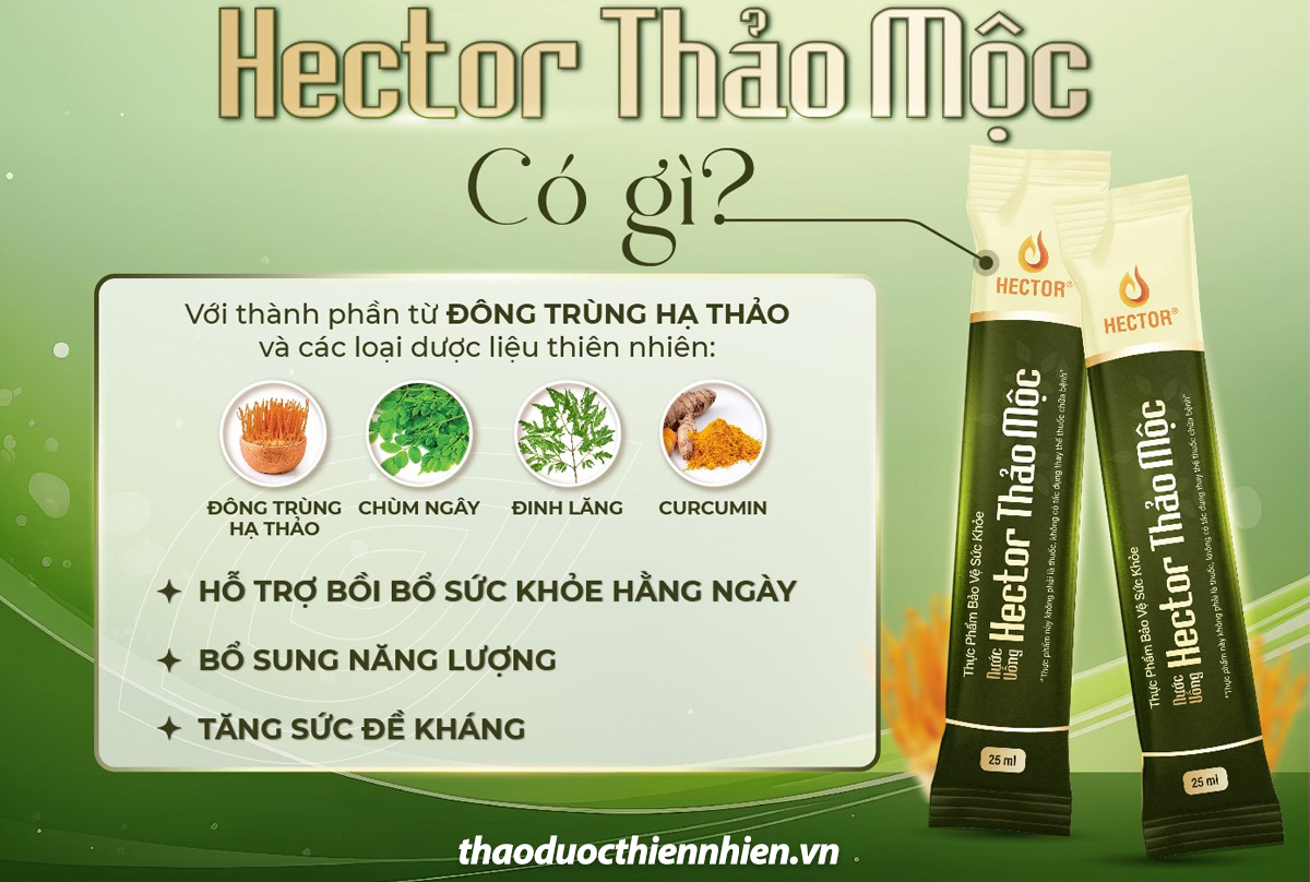 Nước uống thảo mộc Hector